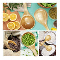 Pack Wooden Kitchen Scoop Ladle,Multipurpose Large Solid Wood Water Spoon Serving Soup Tablespoon For Cooking,Bath Salt,Caniste